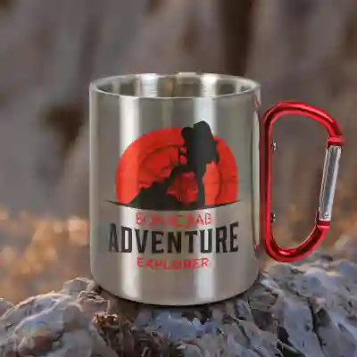 Персонализирана чаша от неръждаема стомана 200ml - Adventure explorer