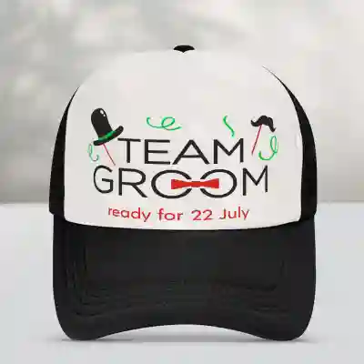 Персонализирана шапка - Team Groom